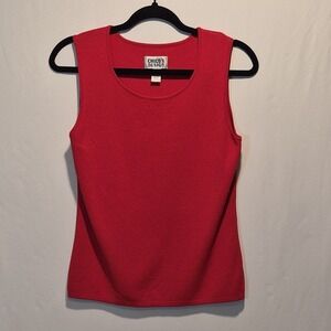 Vintage Chicos Design‎ Womens Knit  Shell Sz 1(Sm) Quiet Luxury Corporate Chic